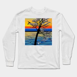 Picturesque Sunset Long Sleeve T-Shirt